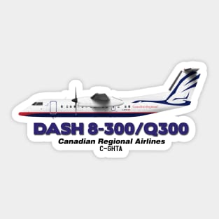 DeHavilland Canada Dash 8-300/Q300 - Canadian Regional Airlines Sticker